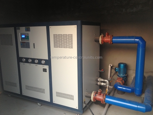ISO Low Flow Air Cooled Screw Chiller Machine AC-210AS For Industrial