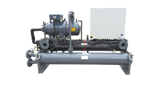 Refrigeradores refrigerados por agua del tornillo del compresor semicerrado con energía de entrada 44KW